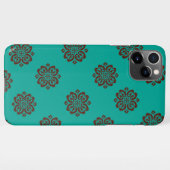 "Crimson Scrolls - Bold Elegance" iPhone Hülle (Rückseite (Horizontal))