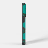 "Crimson Scrolls - Bold Elegance" iPhone Hülle (Rechte Seite)