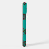 "Crimson Scrolls - Bold Elegance" iPhone Hülle (Rechte Seite)