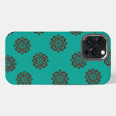 "Crimson Scrolls - Bold Elegance" iPhone Hülle (Rückseite (Horizontal))