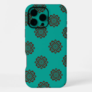 "Crimson Scrolls - Bold Elegance" iPhone 16 Pro Max Hülle