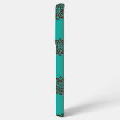 "Crimson Scrolls - Bold Elegance" Samsung Galaxy Hülle (Rückseite (Horizontal))