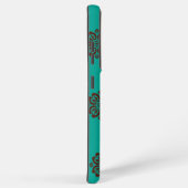 "Crimson Scrolls - Bold Elegance" Samsung Galaxy Hülle (Rechte Seite)