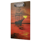 Crimson Seas Clipper Ship Klemmbrett (Links)