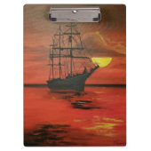 Crimson Seas Clipper Ship Klemmbrett (Vorderseite)