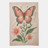 Crimson Serenade Personalisiert Geschirrtuch (Vertikal)