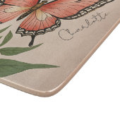 Crimson Serenade Personalisiert Schneidebrett (Ecke)