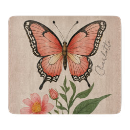 Crimson Serenade Personalisiert Schneidebrett