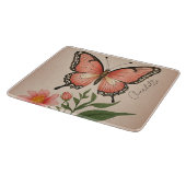 Crimson Serenade Personalisiert Schneidebrett (Ecke)