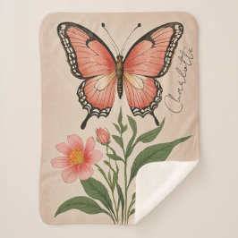 Crimson Serenade Personalisiert Sherpadecke