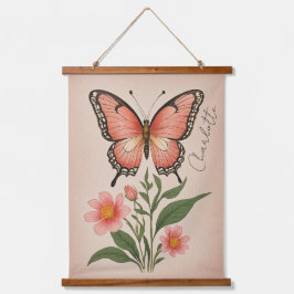 Crimson Serenade Personalisiert Wandteppich Mit Holzrahmen