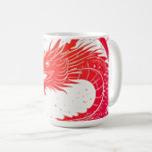 Crimson Serpent Emblem Kaffeetasse (VorderseiteRechts)