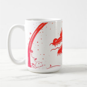 Crimson Serpent Emblem Kaffeetasse