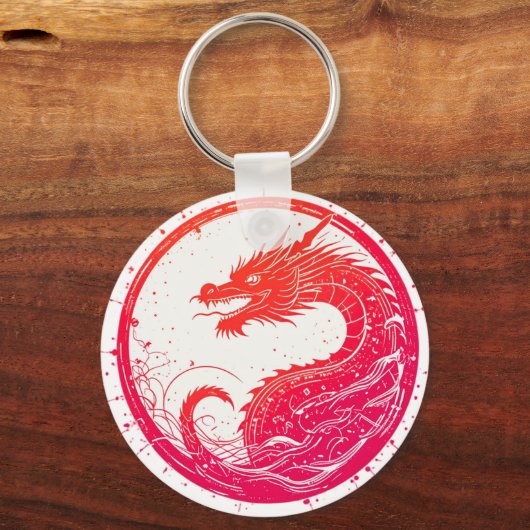 Crimson Serpent Emblem Schlüsselanhänger (Rückseite)