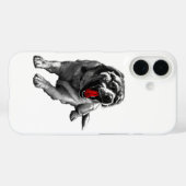 Crimson Shadow Hound Case-Mate iPhone Hülle (Rückseite (Horizontal))