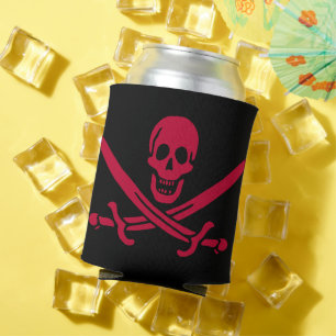 Crimson Skull & Schwerter Pirate Fahne von Calico Dosenkühler
