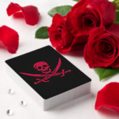 Crimson Skull & Schwerter Pirate Fahne von Calico  Spielkarten (Insitu (Valentinstag))