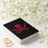 Crimson Skull & Schwerter Pirate Fahne von Calico  Spielkarten (Insitu (Hochzeit))