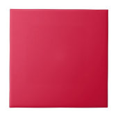 Crimson Solid Color | Classic | elegant Fliese (Vorderseite)