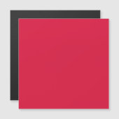 Crimson Solid Color | Classic | elegant | Trendy Magnetkarte (Vorne/Hinten)