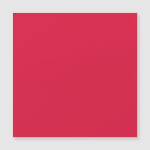 Crimson Solid Color   Classic   elegant   Trendy Magnetkarte