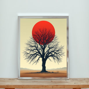 Crimson Solitude Poster