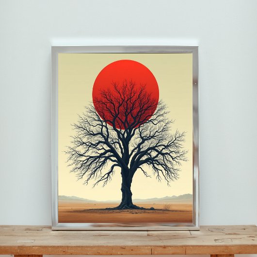 Crimson Solitude Poster