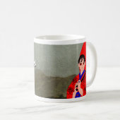 Crimson Soul – Red Umbrella Mug for Anime Lovers Kaffeetasse (VorderseiteRechts)