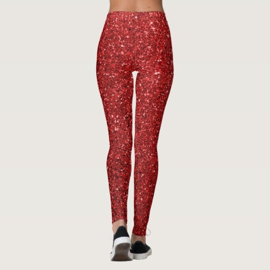 Crimson Sparkle Legging Leggings (Rückseite)