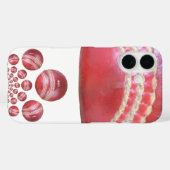 Crimson Spin - Ein wunderschöner Red Cricket Ball Case-Mate iPhone Hülle (Rückseite (Horizontal))