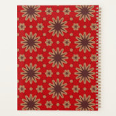 Crimson Starburst-Blüte Planer (Rückseite)