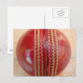 Crimson Stitch Focus: Nahes Up of Cricket's Heart Postkarte (Vorne/Hinten)
