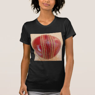 Crimson Stitch Focus: Nahes Up of Cricket's Heart T-Shirt