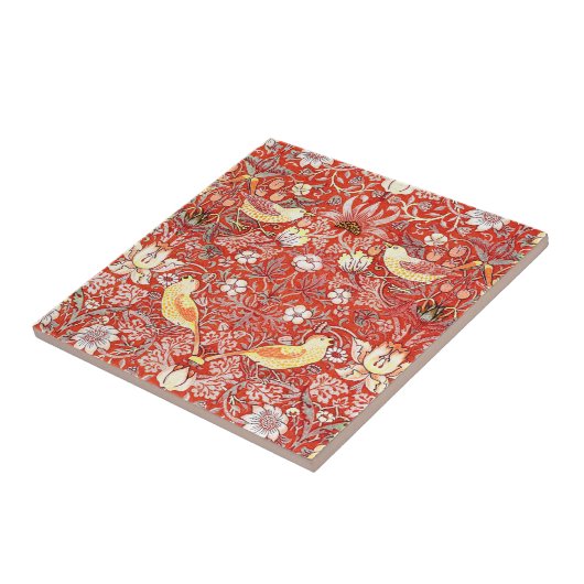 Crimson Strawberry-Dieb Fliese (Seite)