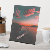 „Crimson Sunset Road“ Sockelschild (In SItu)