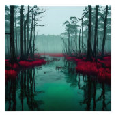 Crimson Swamp Fotodruck (Vorne)