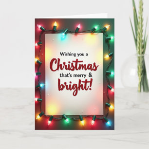 Crimson Text Weihnachtskarte Karte