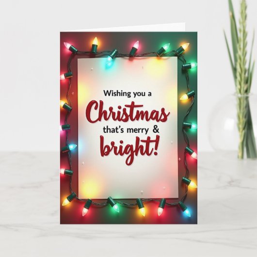 Crimson Text Weihnachtskarte Karte (Vorderseite)