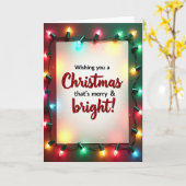 Crimson Text Weihnachtskarte Karte (Gelbe Blume)