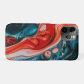 Crimson Tide Abstrakt Case-Mate iPhone Hülle (Rückseite (Horizontal))