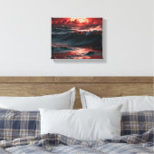 Crimson Tide Leinwanddruck (Insitu (Schlafzimmer))