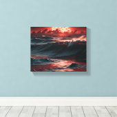 Crimson Tide Leinwanddruck (Insitu (Holzboden))
