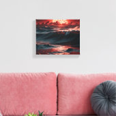 Crimson Tide Leinwanddruck (Insitu (Wohnzimmer))