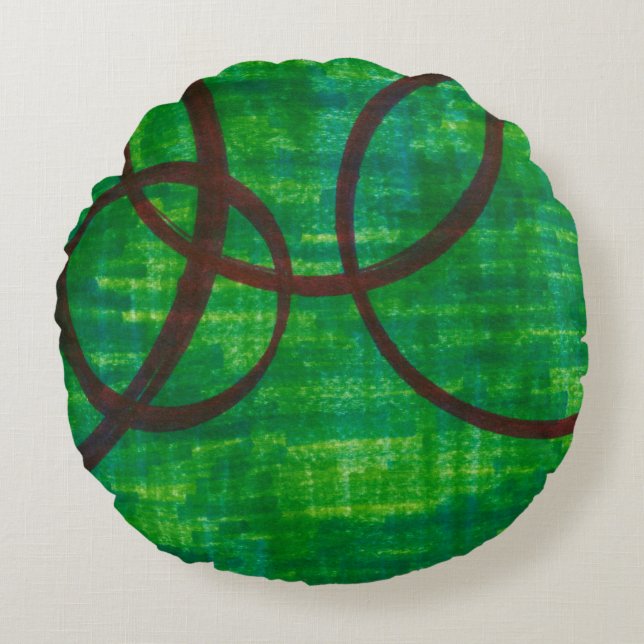 Crimson Trace II Rundes Kissen (Vorderseite)