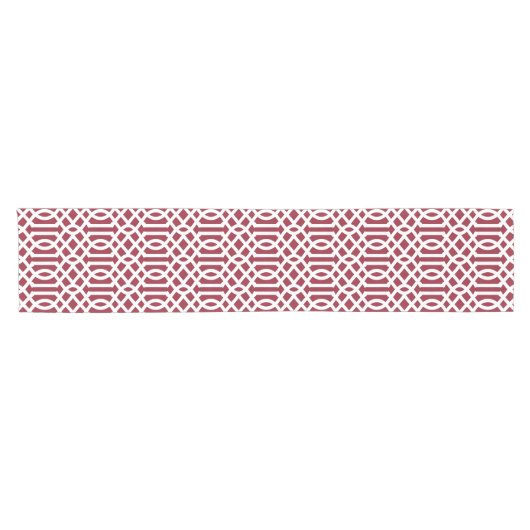 Crimson Trellis Kurzer Tischläufer (Horizontal)