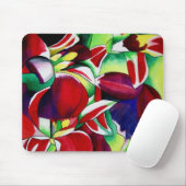 Crimson Tropical Singapur Orchids Blume Art Mousepad (Mit Mouse)