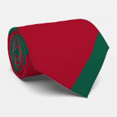 Crimson und Green Krawatte (Gerollt)