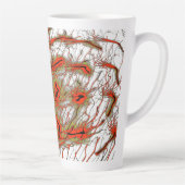 Crimson Vortex Latte Mug Milchtasse (Rechts)