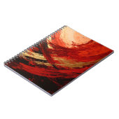 Crimson Vortex Notizblock (Linke Seite)