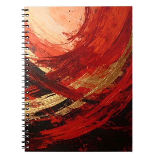 Crimson Vortex Notizblock (Vorderseite)